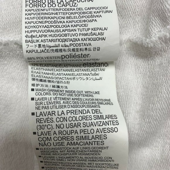 UNDER ARMOUR  Cowl Neck Cropped Hoodie White XL - Picture 7 of 8